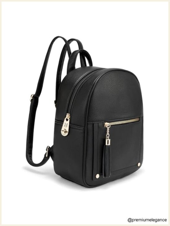 Mini Backpack Purse Anti Theft Faux Leather Travel Backpack with Lock main image 4